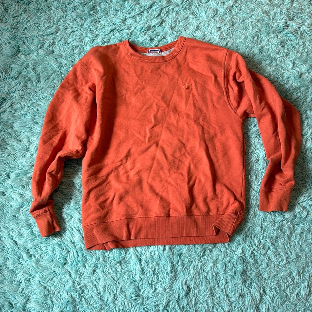 Champion orange sweatshirt